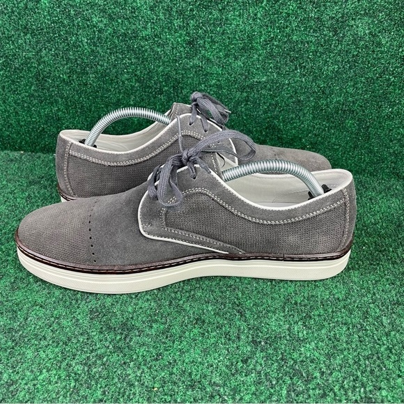 JOHNSTON & MURPHY Men Sneakers McGuffey Size 9 M Grey Cap-Toe Lace-Up main image 10